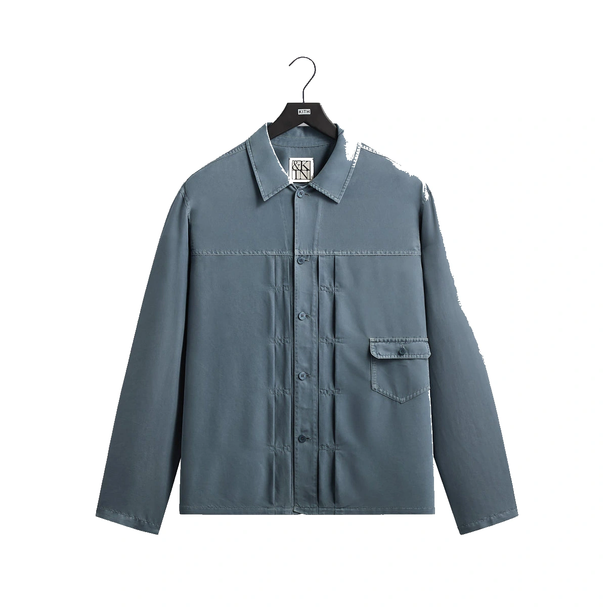&Kin Garment Dyed Silk Collared Yardley Shirt Ovation