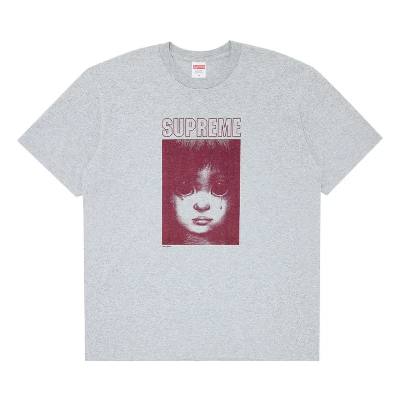 Supreme Margaret Keane Teardrop Tee 'Heather Grey'