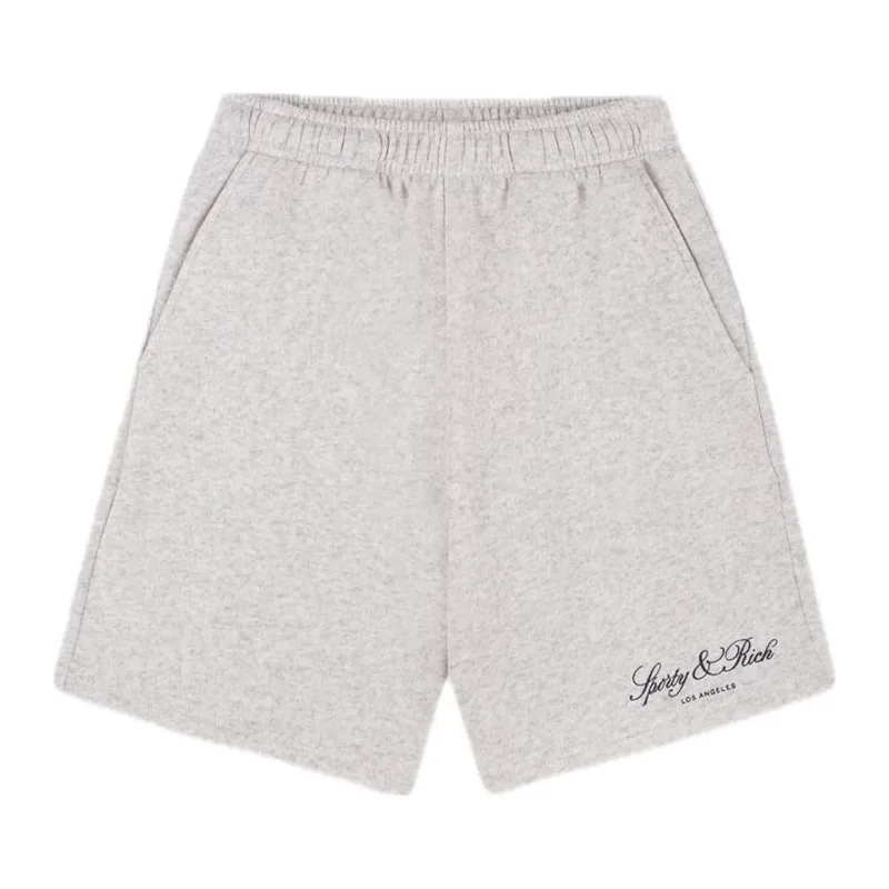 Sporty & Rich Vendome LA Kids Gym Short Heather Gray