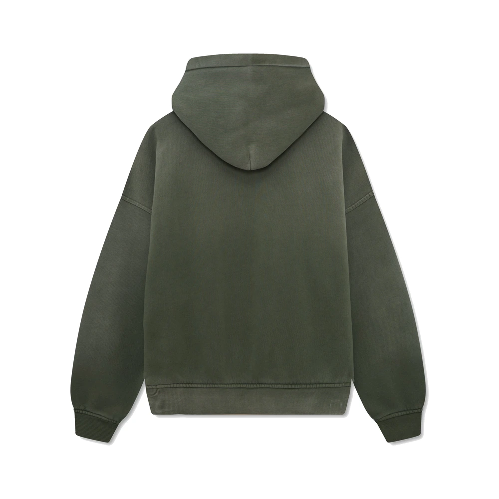Rhude Dakar Convoy Hoodie Washed Olive / Silver