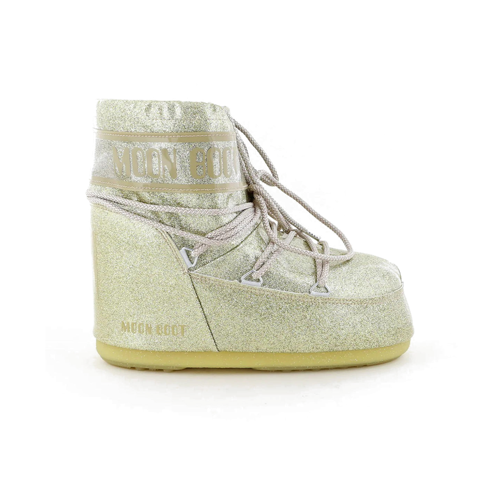 Moon Boot Icon Low Glitter Boots Gold 14094400