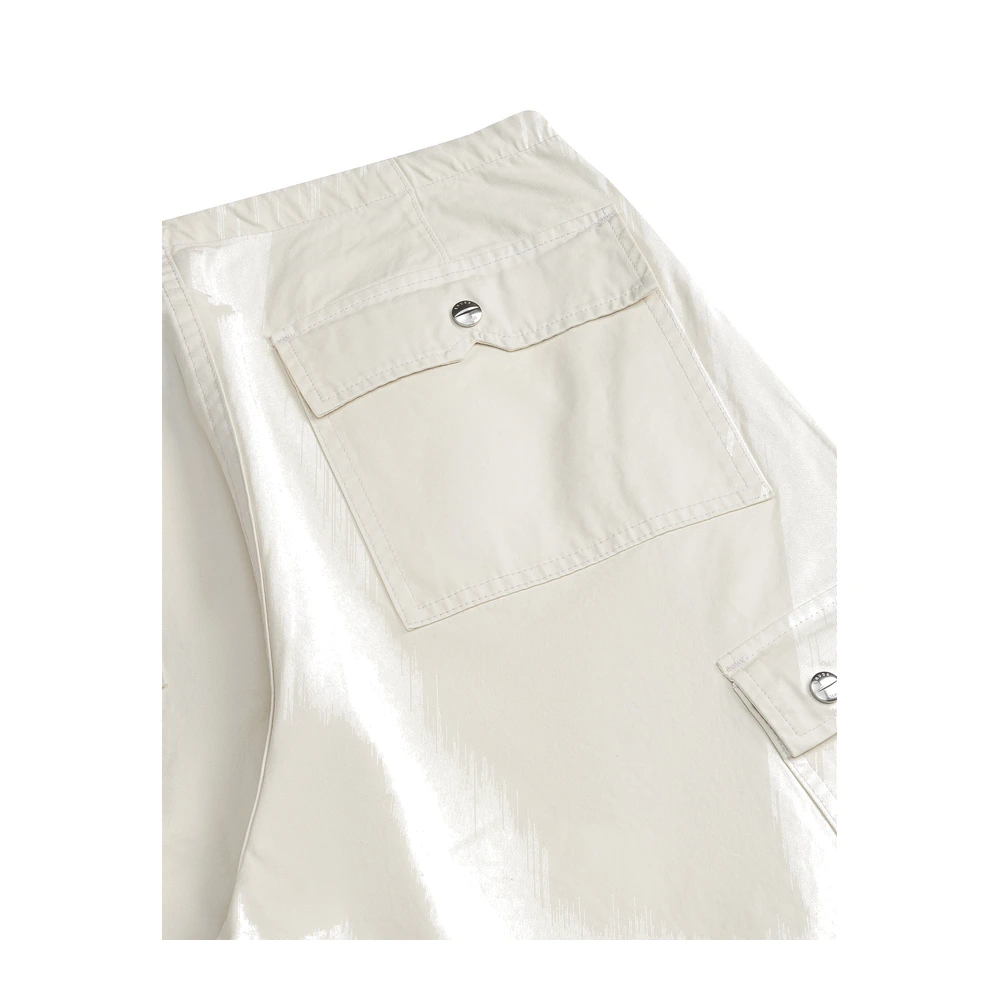 Rhude Washed Parachute Pant Off White