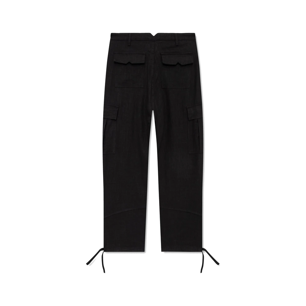 Rhude Linen Parachute Pant Black