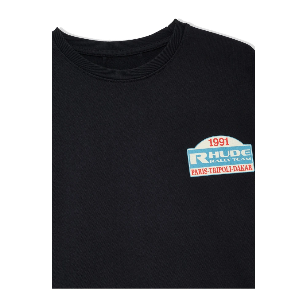 Rhude Tripoli Rally Team Tee Vintage Black / Yellow