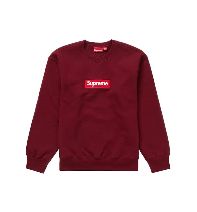 Supreme Box Logo Crewneck Cardinal