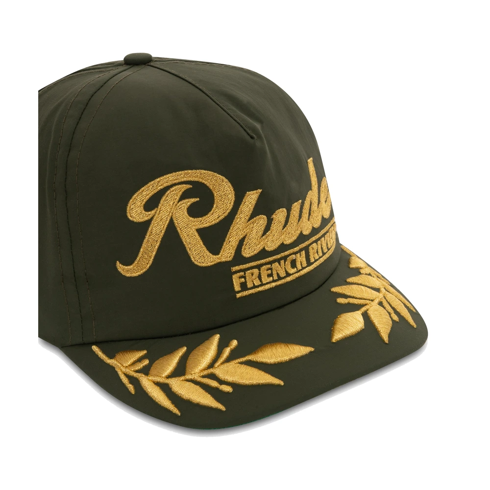Rhude French Riviera Hat Green / Gold