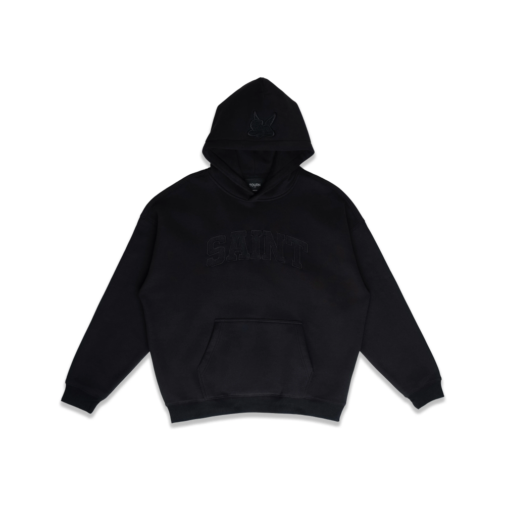 Saint Heavyweight Brushed Hoodie Midnight