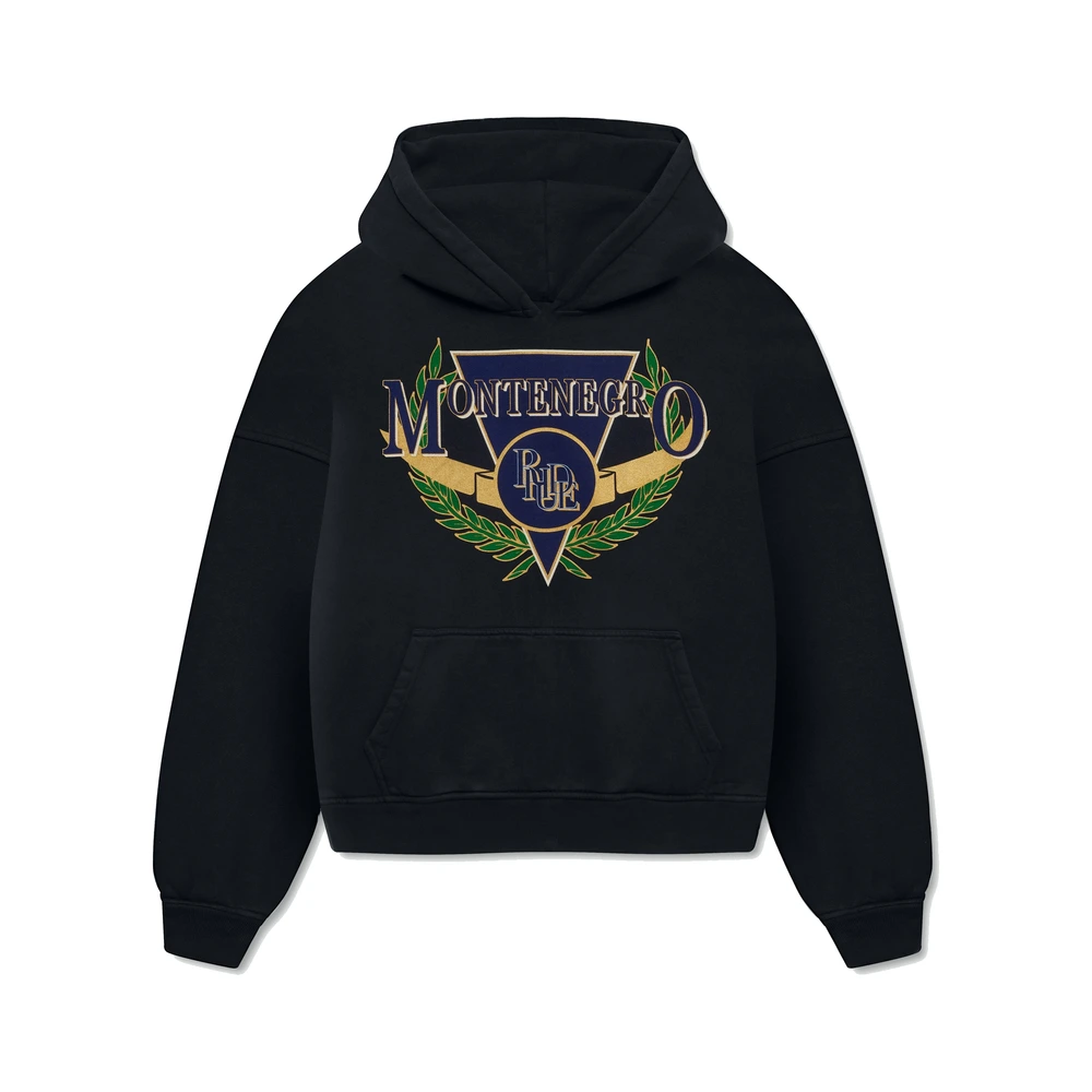 Rhude Montenegro Regatta Hoodie Vintage Black