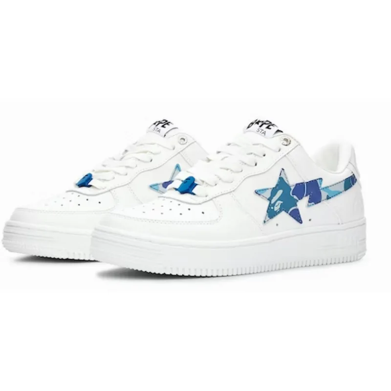 A Bathing Ape BAPE Sta ABC Camo Blanc Bleu