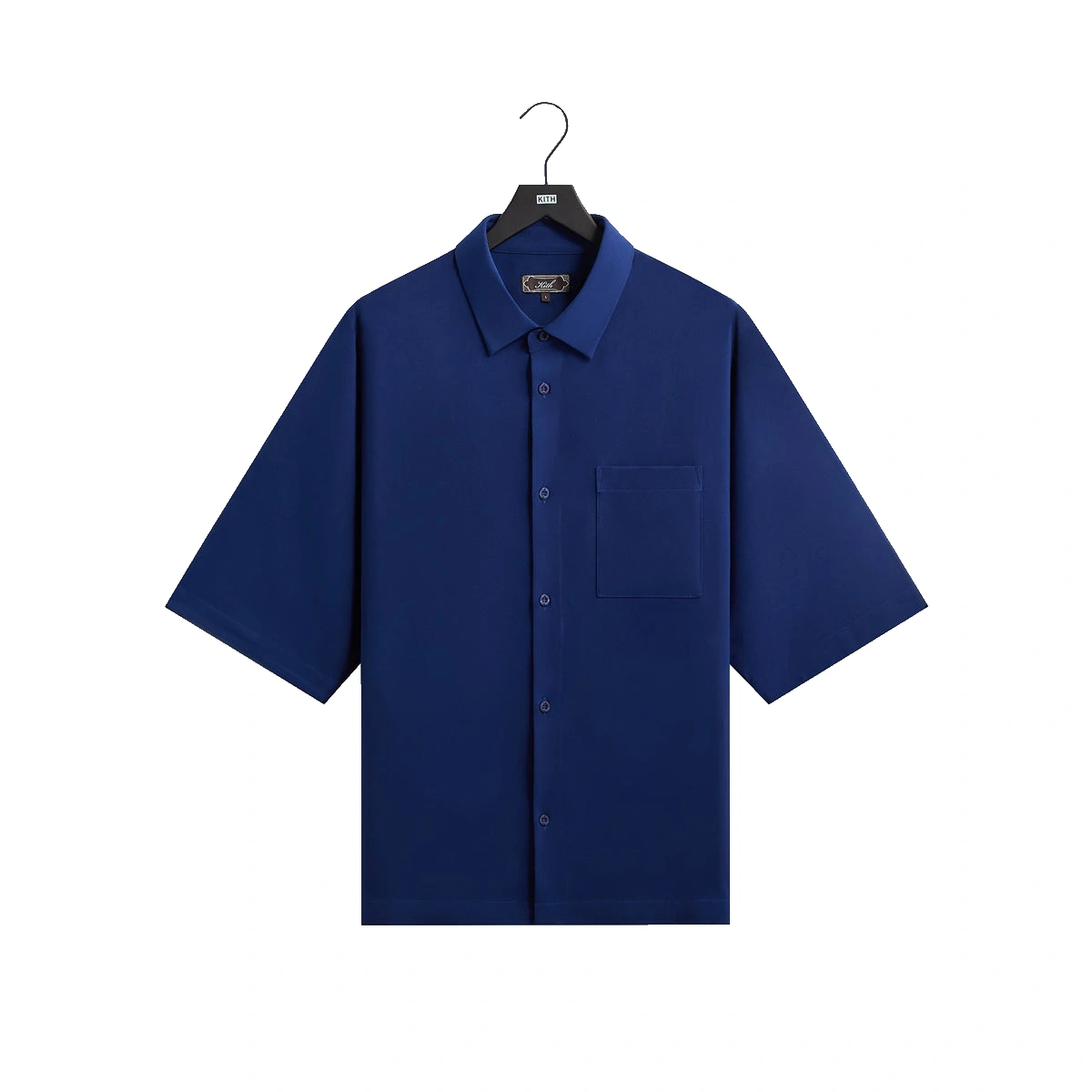 Kith Drape Twill Raf Shirt Deep Royal