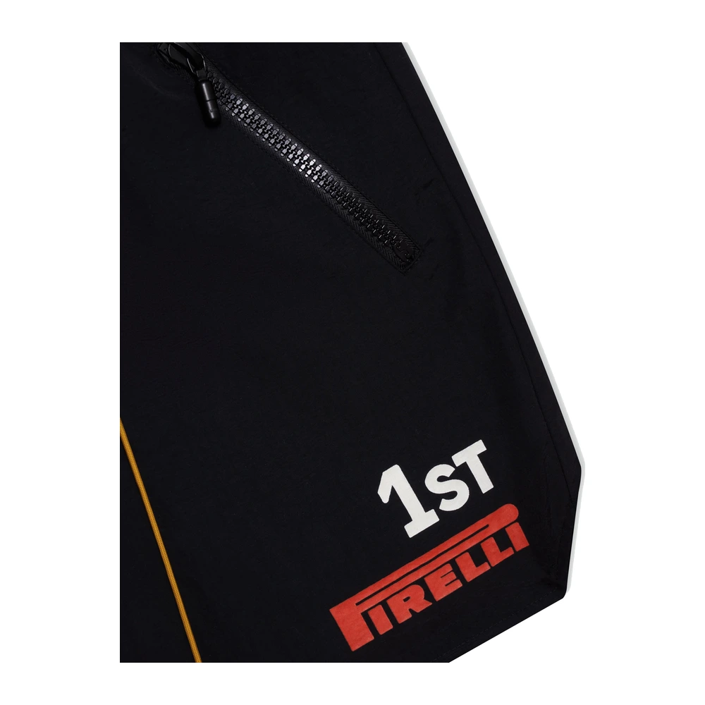 Rhude x Pirelli 1st Logo Shorts Black / White