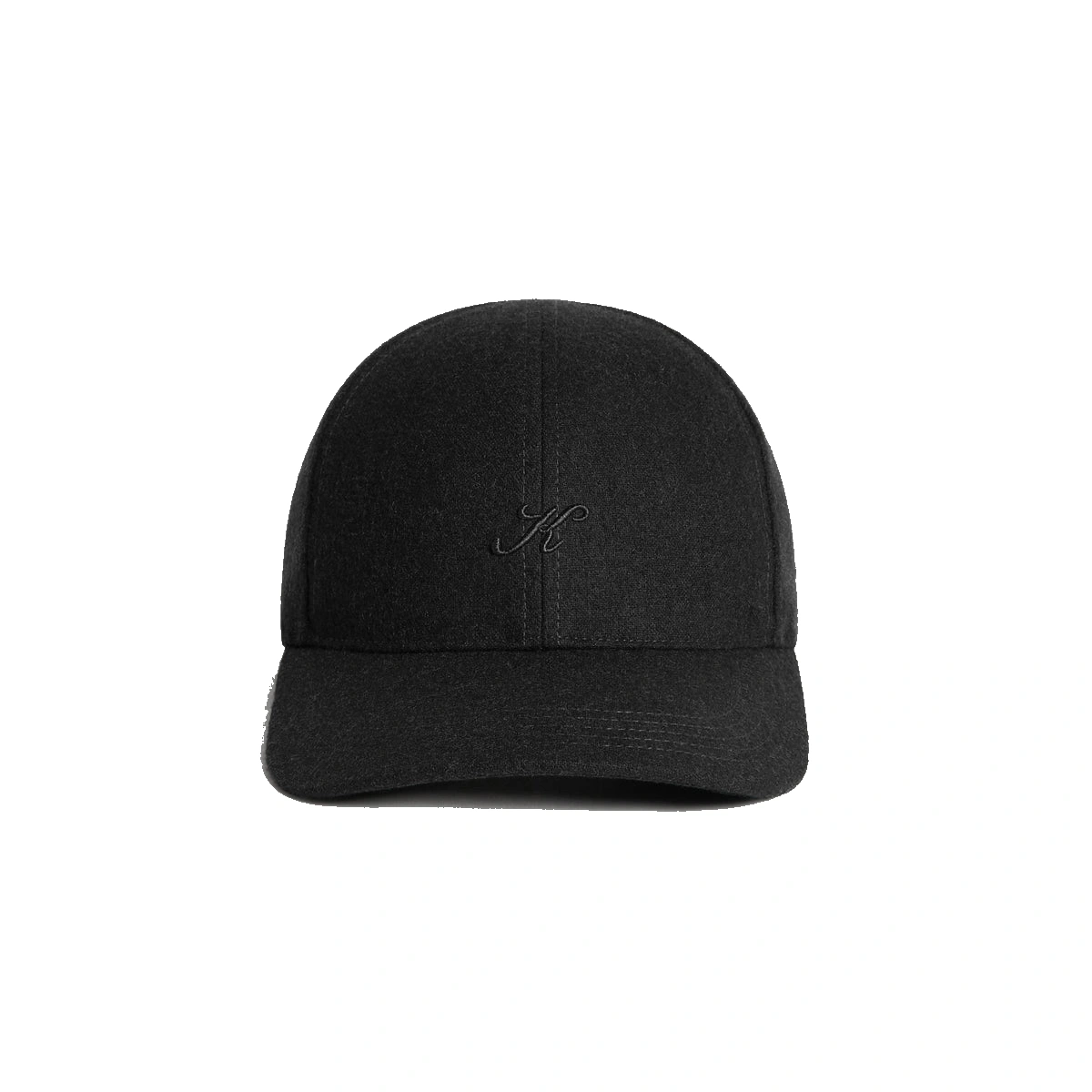 Kith Low Profile Fine Wool Classic Cap Black