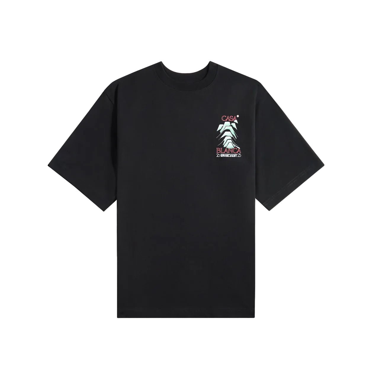 Casablanca Frosty Mountain Coupe ample T-shirt Noir