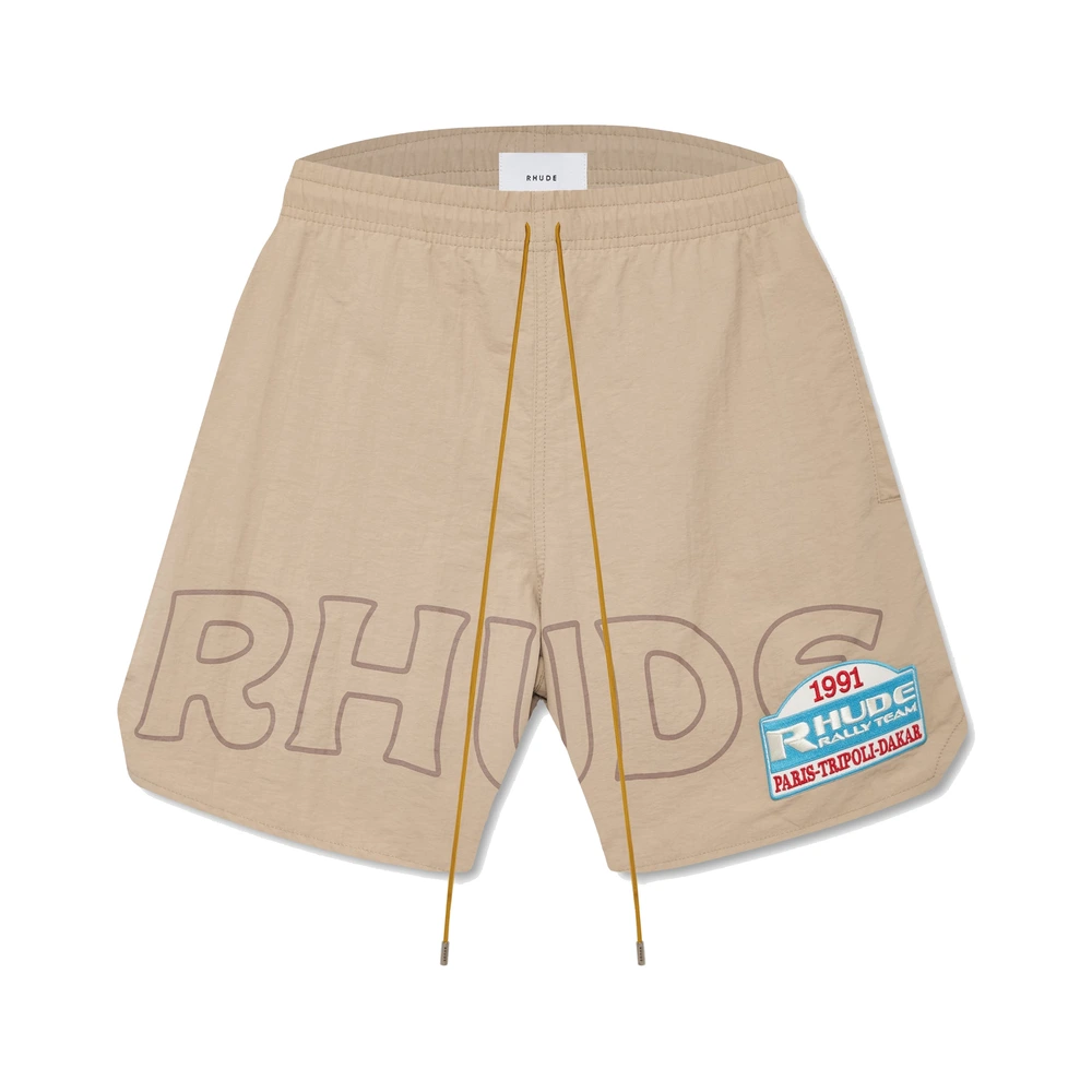 Rhude Tripoli Rally Team Short Tan