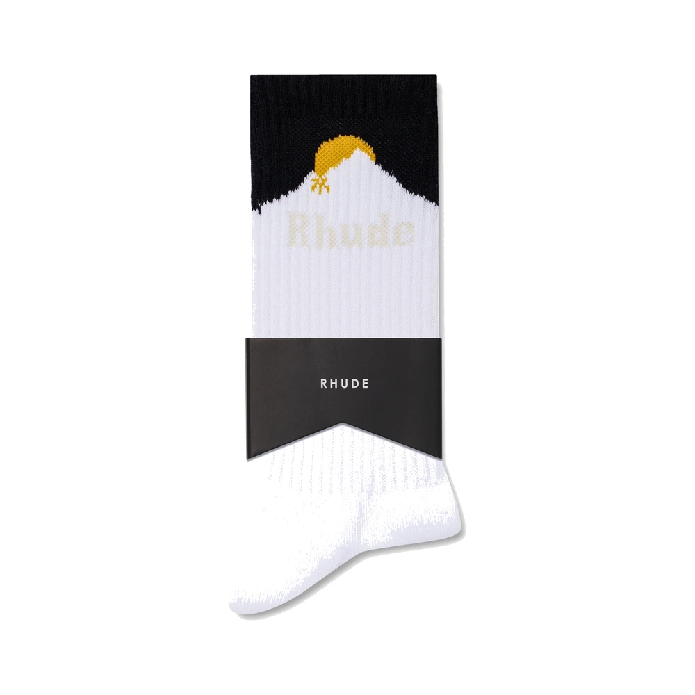 Rhude Moonlight Pista Sock Black / White