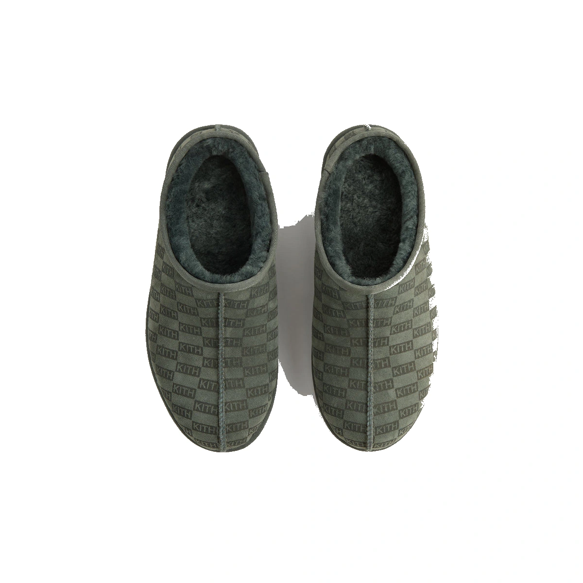 Kith Monogram Shearling Slippers Stadium