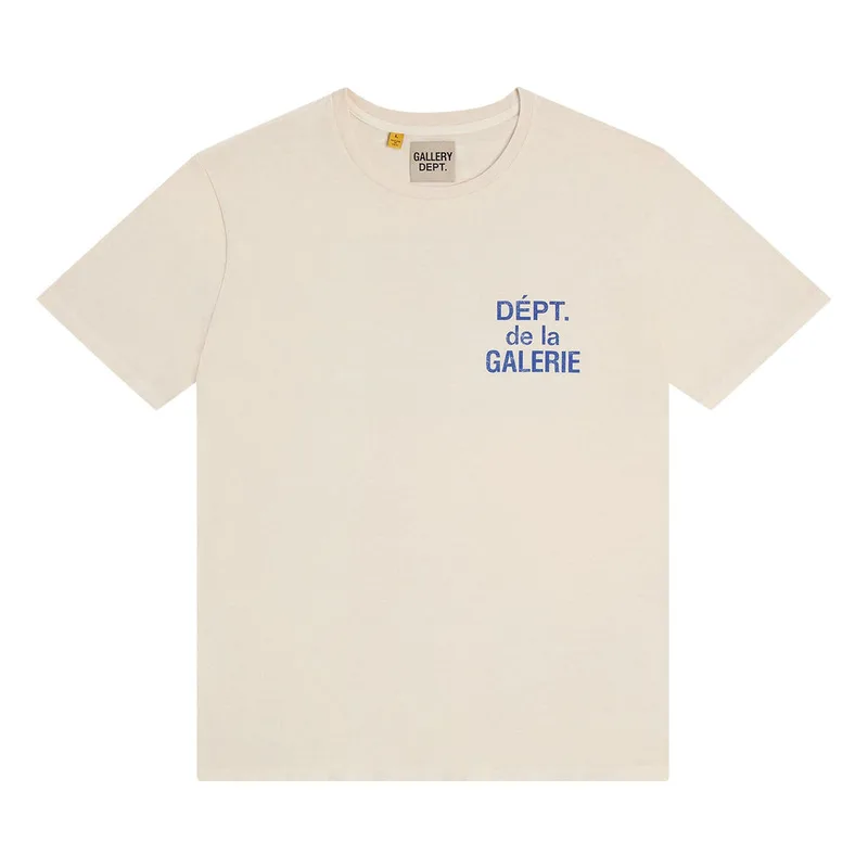 Gallery Dept. French Tee 'Cream/Blue’