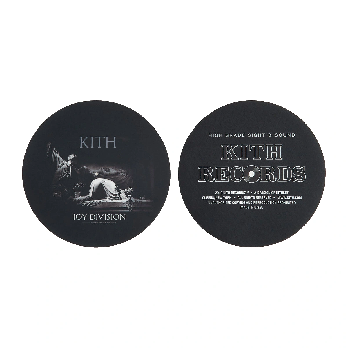 Kith Records for Joy Division Set of 2 Slip Mats Multi