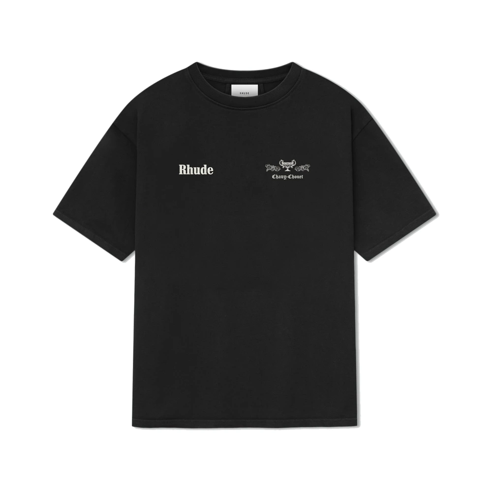Rhude X Domaine Chavy-Chouet Tee Vintage Black