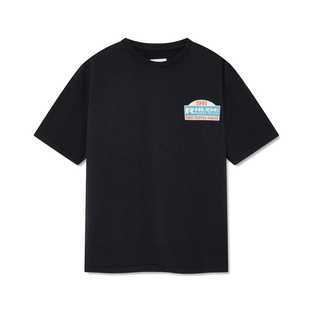 Rhude Tripoli Rally Team Tee Vintage Black / Yellow