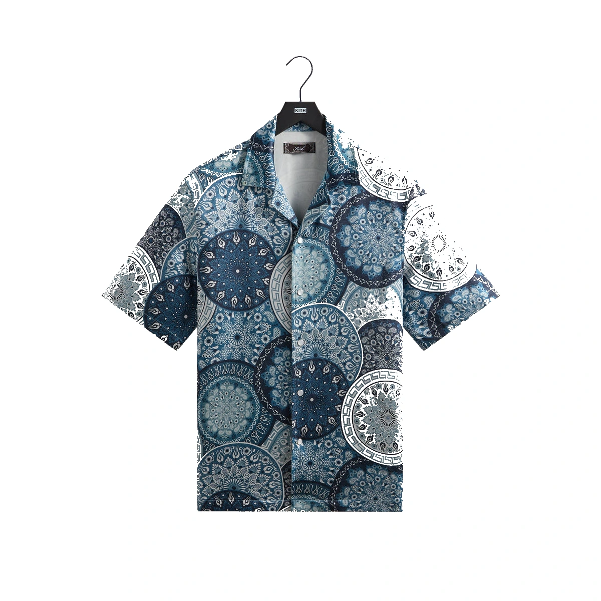 Kith Mosaic Mandala Thompson Camp Collar Shirt Novel