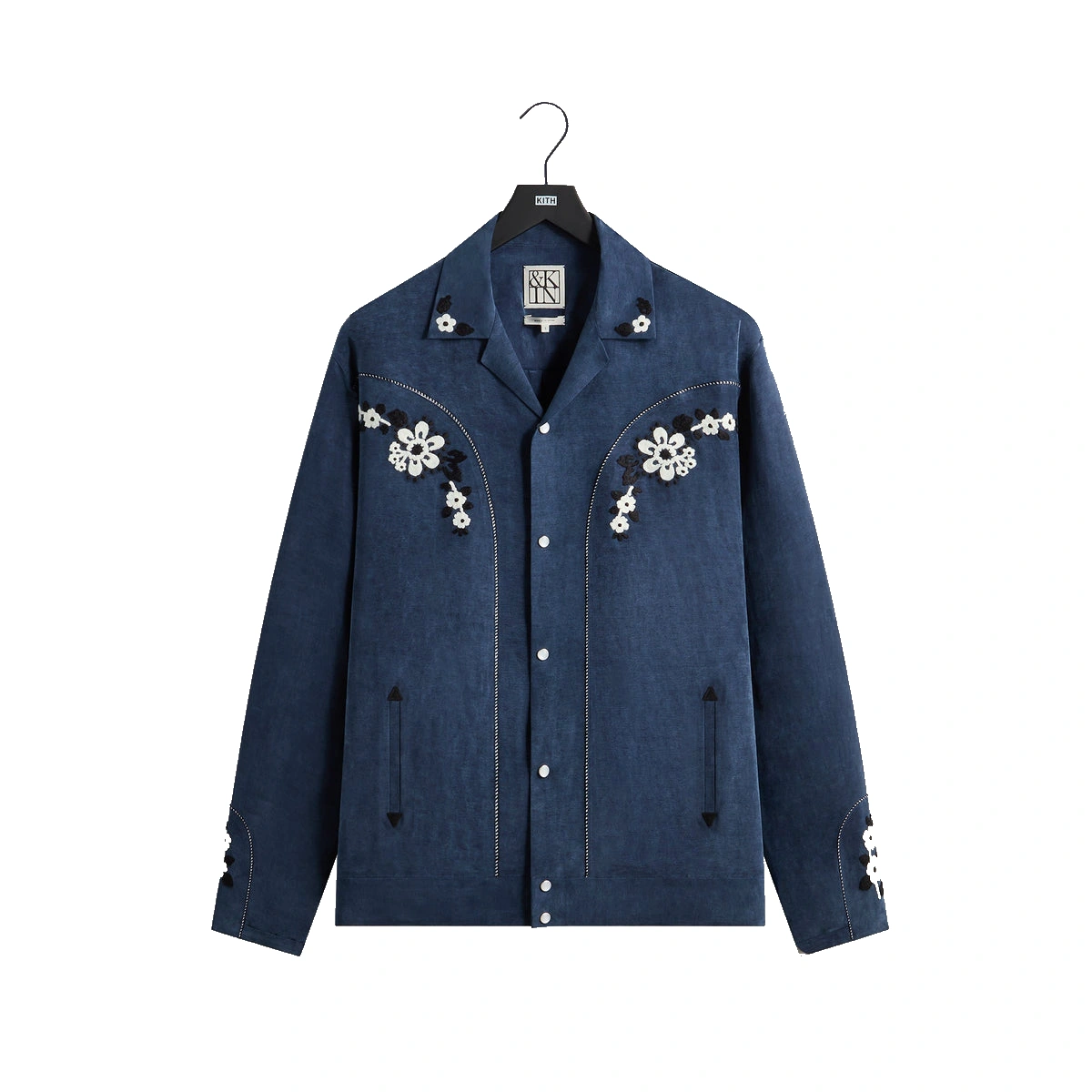 &Kin Cupro Linen Wally Shirt Nocturnal
