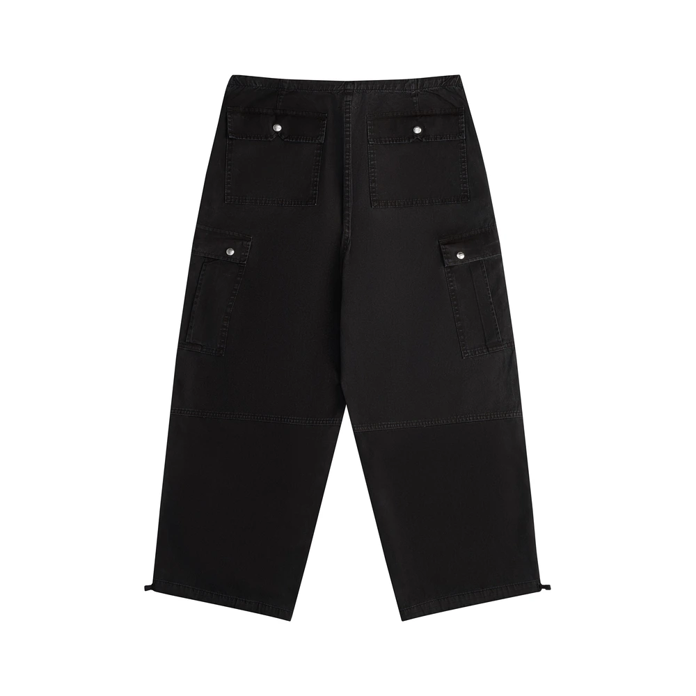 Rhude Washed Parachute Pant Black