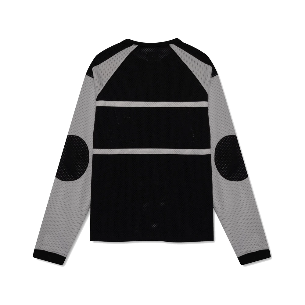 Rhude Super Mesh Moto LS Shirt Black / Grey