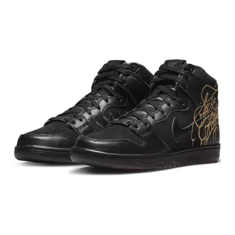 Nike SB Dunk High FAUST Black Gold