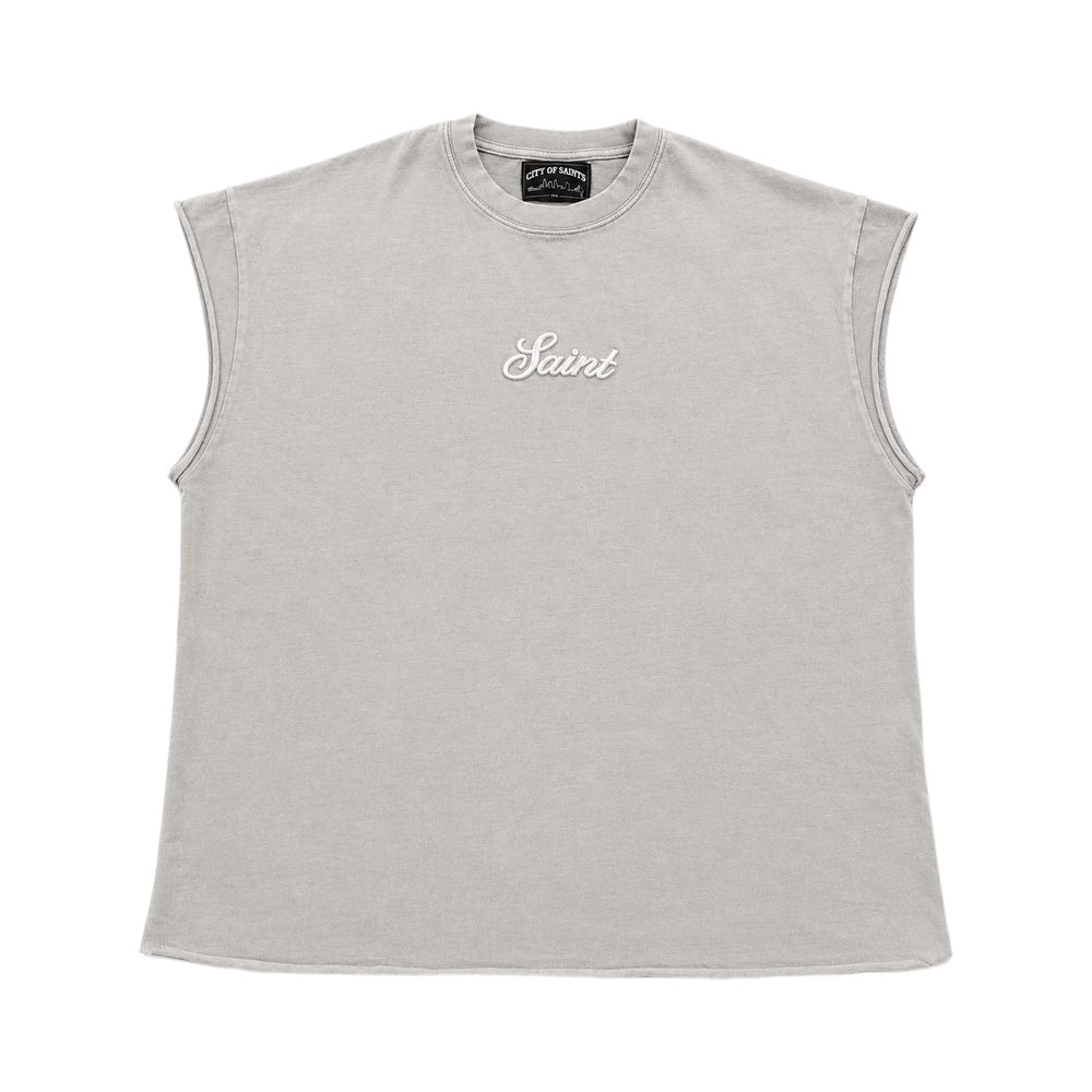 Saint Cutoff T-Shirt Concrete