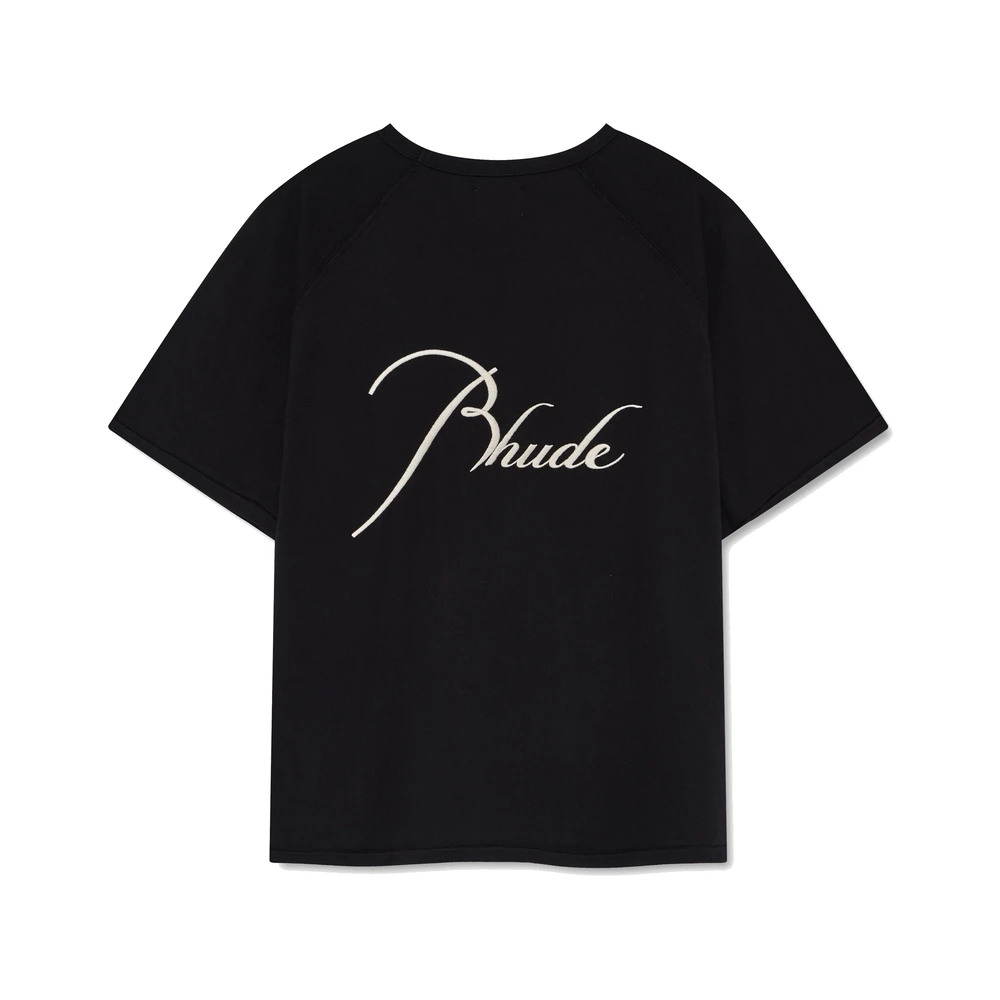 Rhude Classique Raglan Tee Black / White
