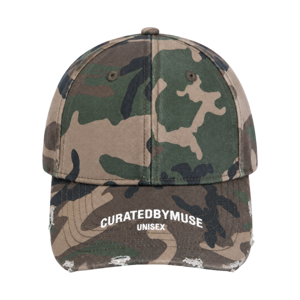 CBM Woodland Distressed Hat Camo