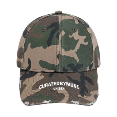 CBM Woodland Distressed Hat Camo
