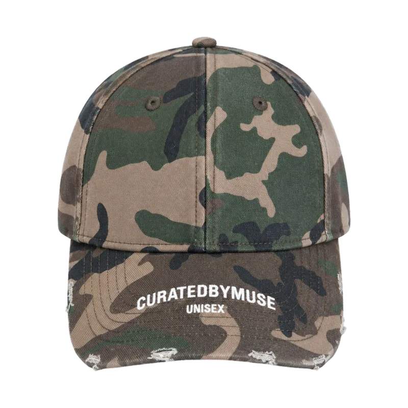 CBM Woodland Distressed Hat Camo