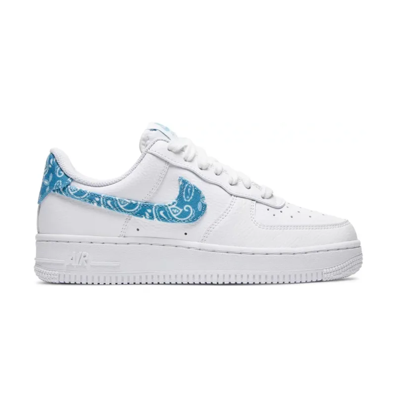 Nike Air Force 1 Low '07 Essential White Worn Blue Paisley (Women's)