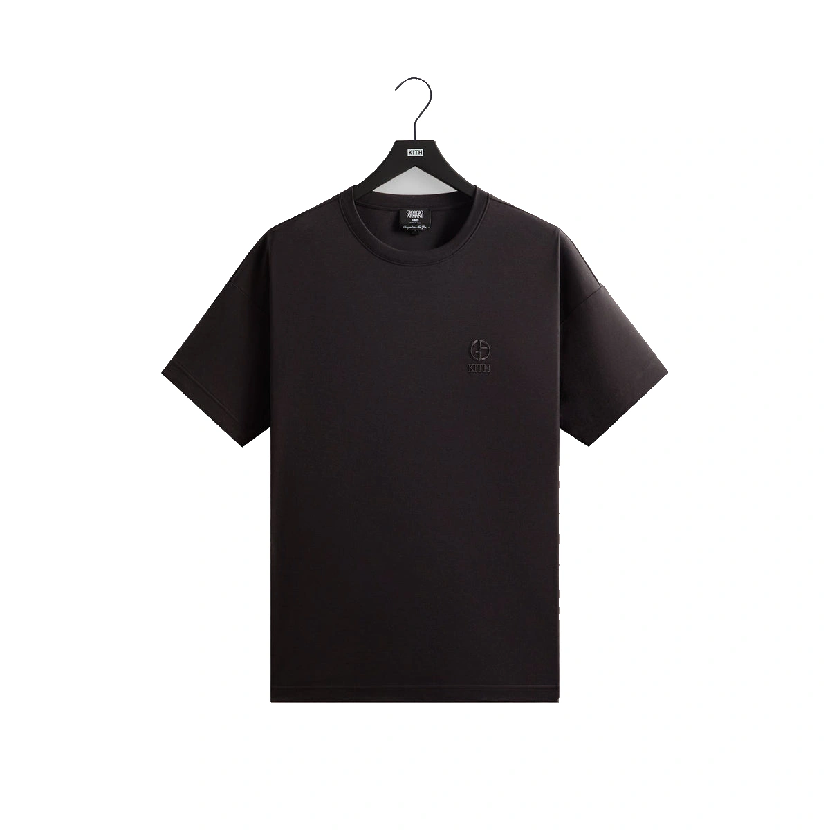 Giorgio Armani & Kith Logo Tee Black