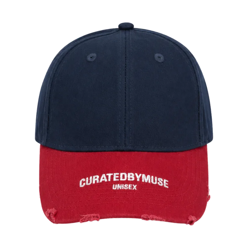 CBM Two-Toned Distressed Vintage Hat Home
