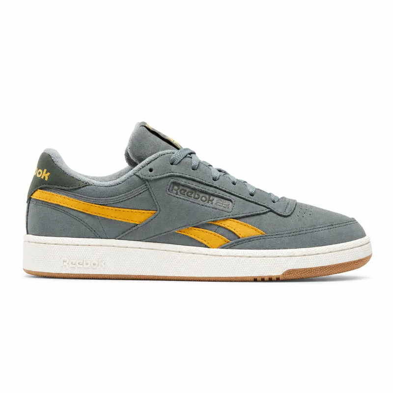 Reebok Club C Revenge Dark Fog (Men's) — right-facing side profile on white