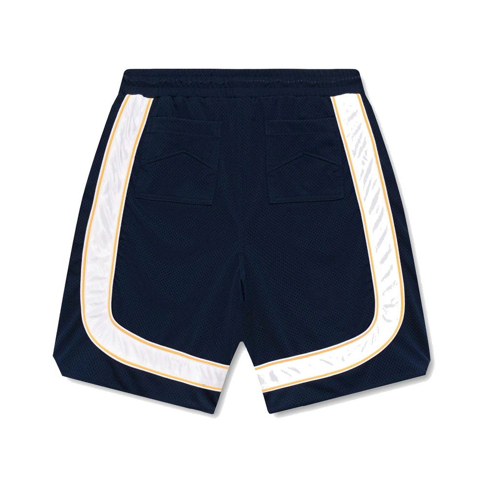 Rhude Mesh Piping Baggy Track Short Navy / White (RHSS26SH02041-NYW)