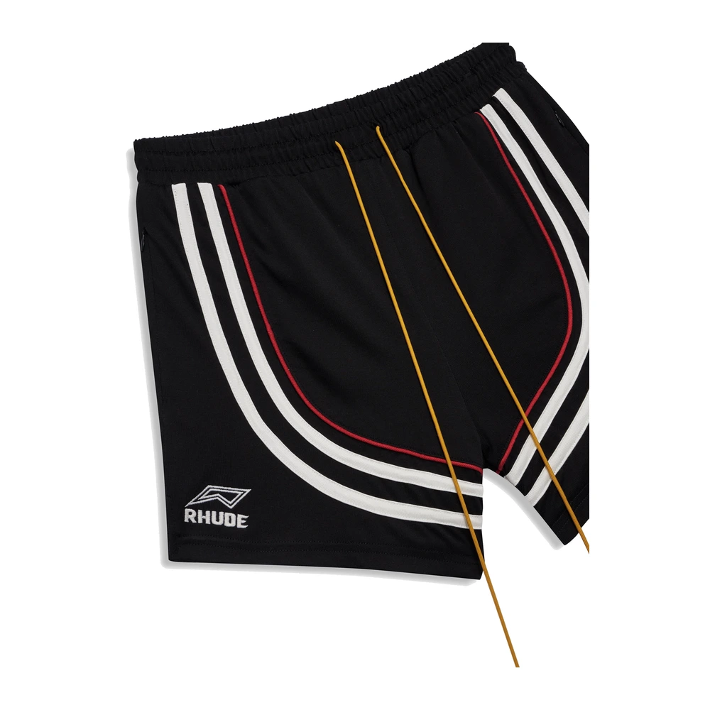 Rhude Lago Veille Soccer Short Black / White