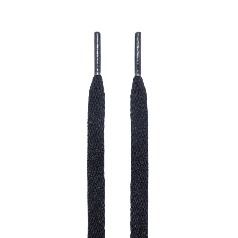 Kulture Klash Black Jordan Flat Shoelaces