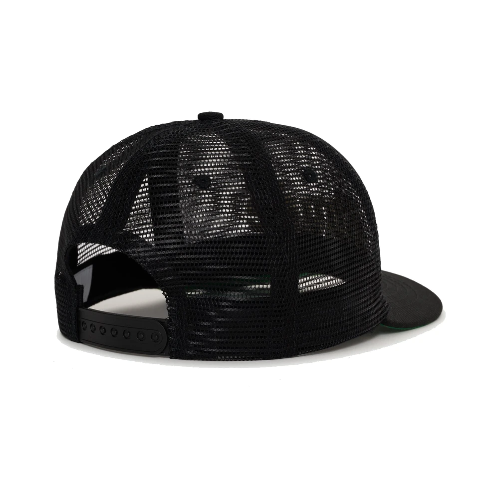 Rhude Logo Mesh Hat Black / White