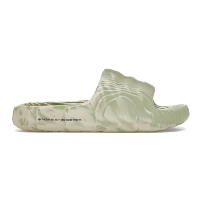 adidas Adilette 22 Slides Magic Lime St Desert Sand