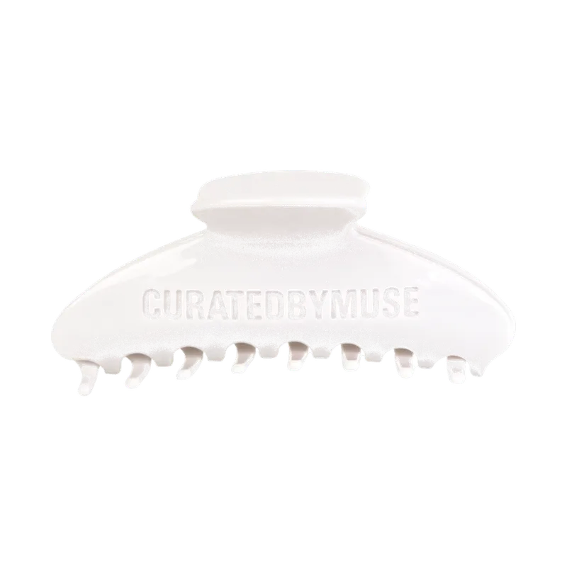 CBM Claw Clip White Linen