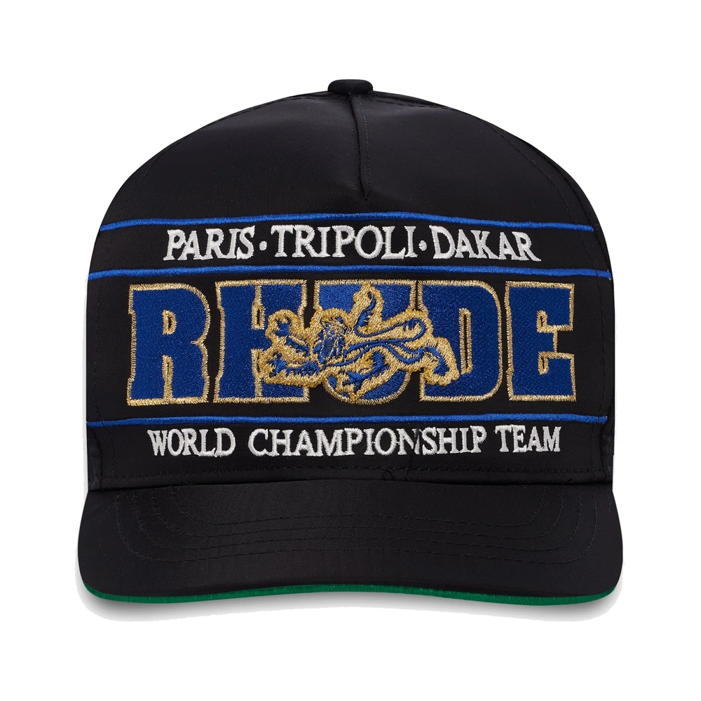 Rhude Chrono Hat Black / Blue / Gold