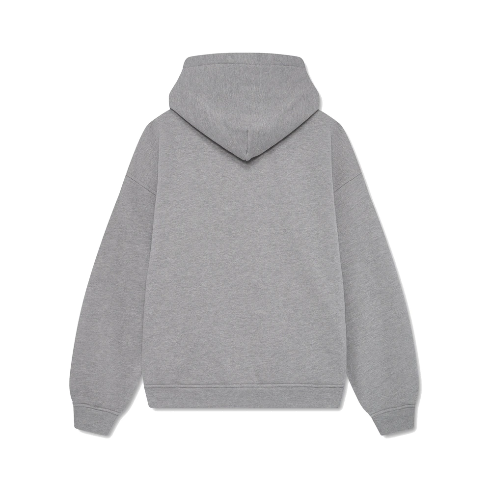 Rhude Athletic Hoodie Heather Grey / White