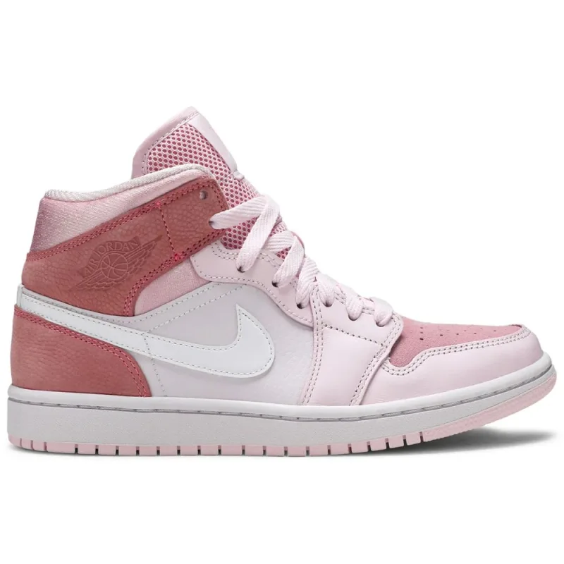 Air Jordan 1 Mid Digital Pink (Women's)