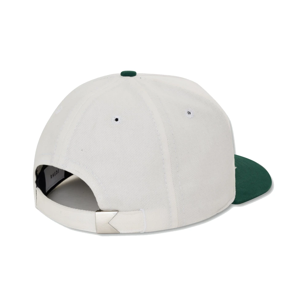 Rhude Full Count Hat White / Green / Yellow