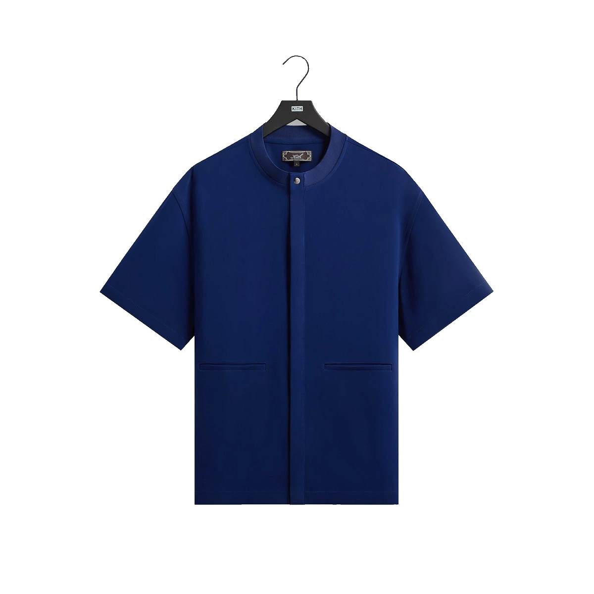 Kith Double Crepe Casper Shirt Deep Royal