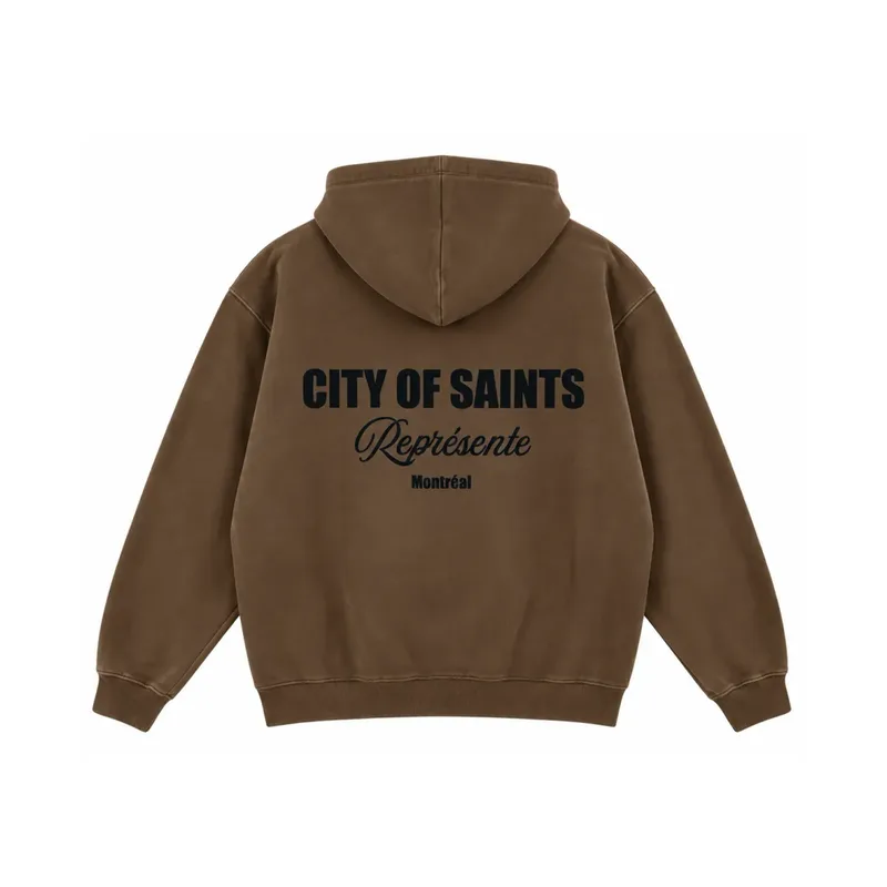 Saint Varsity Heavyweight Brushed Zip-Up Shore